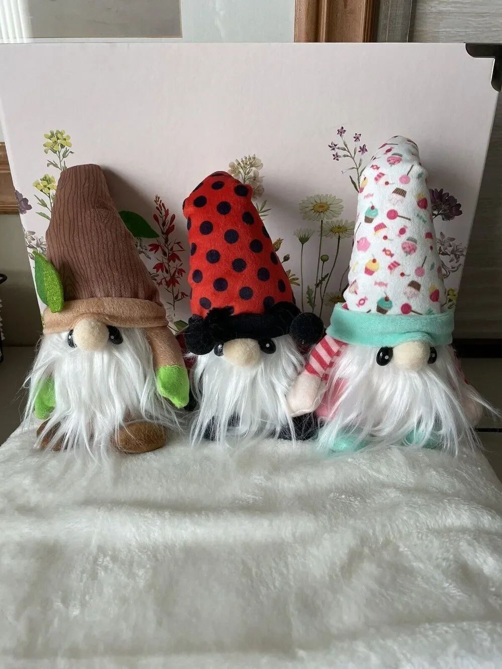New with Tags ❤️ Giftcraft HUG Feel the Love GNOMIES Lot of 3 Plushes